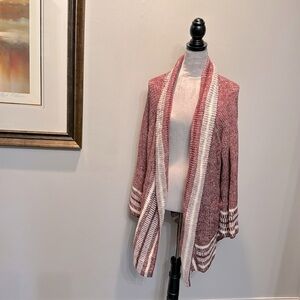 Very J oversized wine shrug NWT M